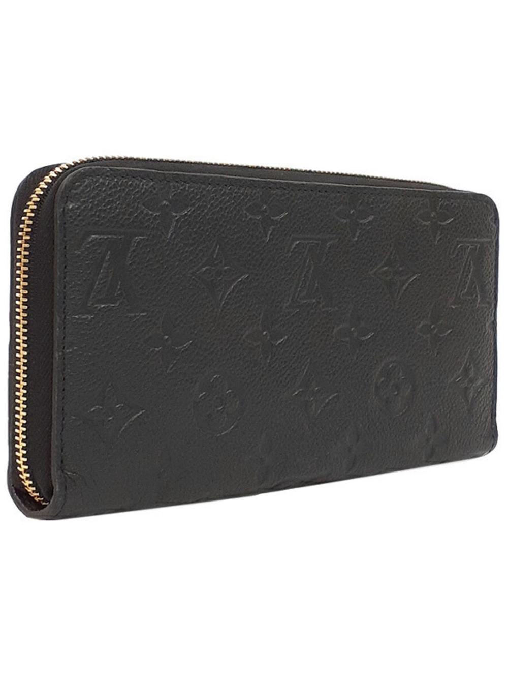 Louis Vuitton Zipper Round Wallet Monogram Empreinte Long Zippy Brown